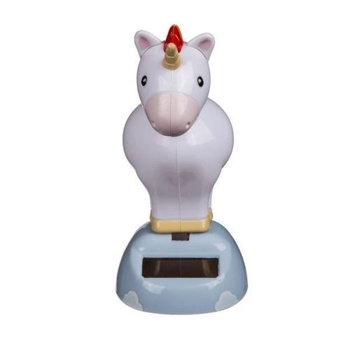 Licorne Figurine Solaire Animée Qui Hoche La Tête