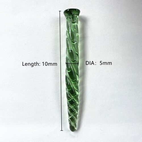 Prise Uréthale En Verre Spirale De Couleur Unie, Bâton Uréthal Oeil De Cheval Pour Masturbateur Masculin, Stimulation Du Pénis, Uréthale Très Longue, 1 Pièce