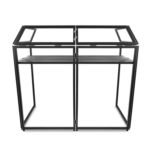 Vonyx DB3 Pro DJ Booth System Rack DJ universel pliable avec sacs de transports et protections lycra - parois personnalisables - charge max : 25kg