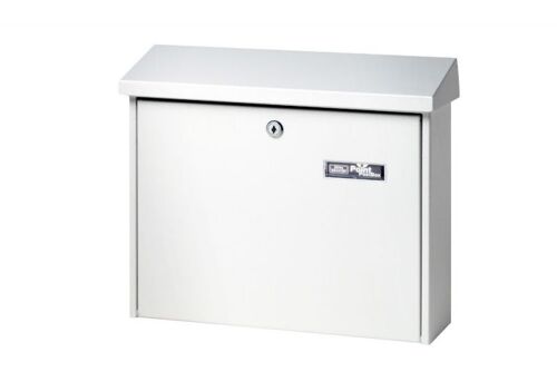 Boîte aux lettre en acier galvanisé Journal 5867 W Burg Wächter 61150 avec serrure à clé