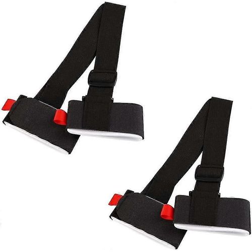 2 Paquets De Sangle De Porte-Ski Et De Bâton Réglable Porte-Épaule Ceinture De Poignée De Cil - Snngv