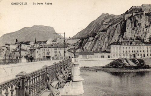 Carte Postale Ancienne - Grenoble - Le Pont Rabot