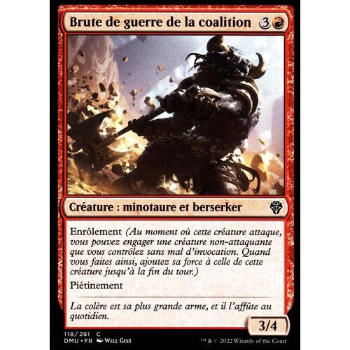 Brute De Guerre De La Coalition - Magic - Dominaria Uni - C - 118/281