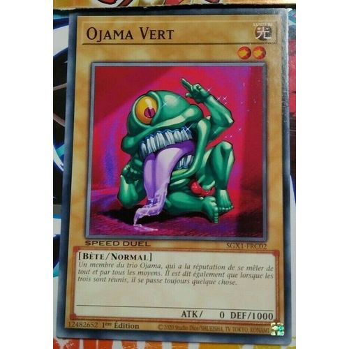 Yu Gi Oh Sgx1 Frc02 Ojama Vert
