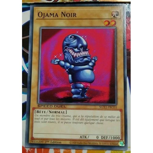 Yu Gi Oh Sgx1 Frc03 Ojama Noir