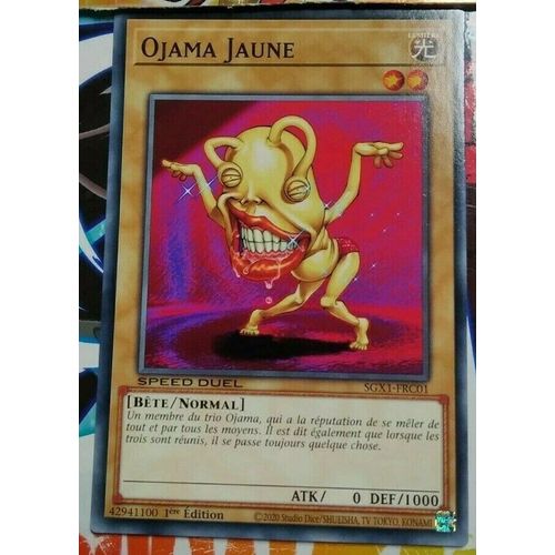 Yu Gi Oh Sgx1 Frc01 Ojama Jaune
