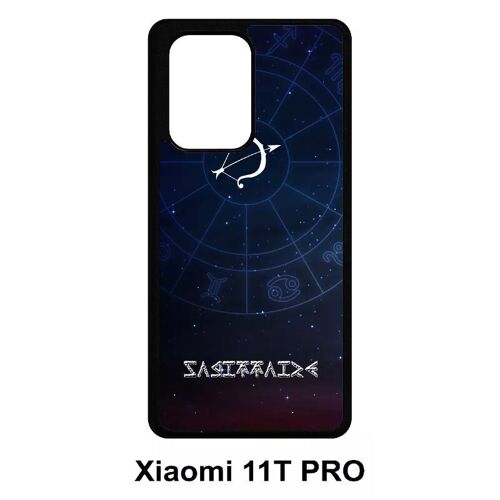 Coque Pour Xiaomi 11t Pro - Signe Astrologique Sagittaire - Silicone - Noir