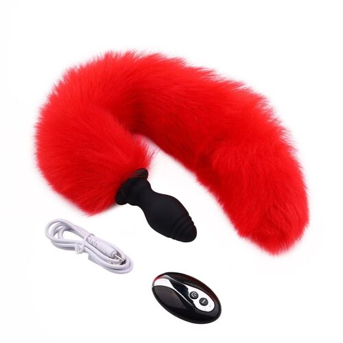 Vibromasseur Anal Avec Queue De Renard, Godemiché, Télécommande, Jouet Anal, Prise De Fesses, Jouets Sexuels Pour Femmes Et Hommes, Jouet Adulte
