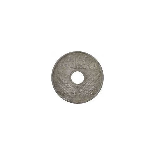 Piece De 10 Centimes Etat Francais Trouée De 1942