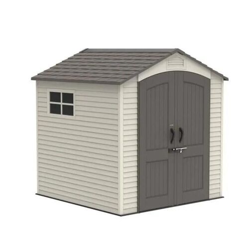 Abri De Jardin Lifetime Landmark En Résine Coloris Beige Et Marron Ép.23 Mm Surface Extérieure 4 54 M²