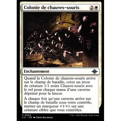 Colonie De Chauves- Souris - Magic - Les Cavernes Oubliées D' Ixalan Vf - U - 5