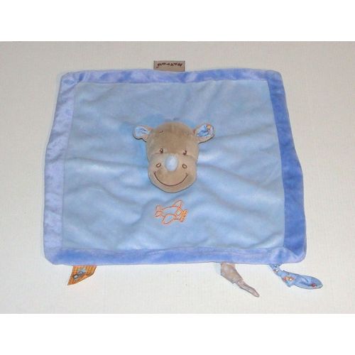 Doudou Rhinoceros Nattou Marionnette