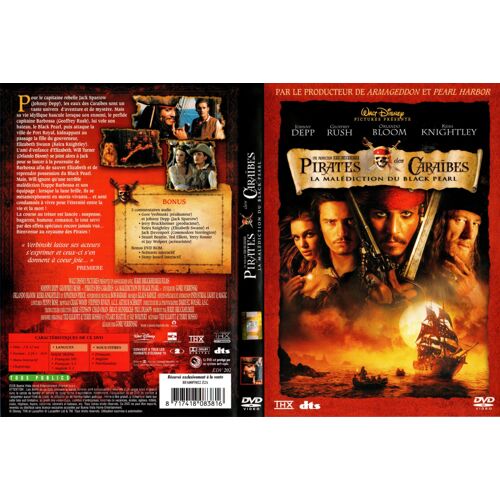 Jaquette Dvd - Pirates Des Caraibes : La Malédiction Du Black Pearl