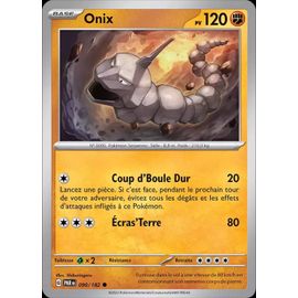 Carte Pokemon Onix 090/182  Ev4 Ecarlate Et Violet Par Fr
