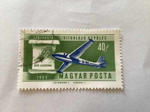 1 Timbre, Aviation, Hongrie, Année 1962.
