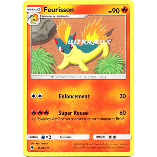 Pokémon - 41-R/214 - Feurisson - Reverse