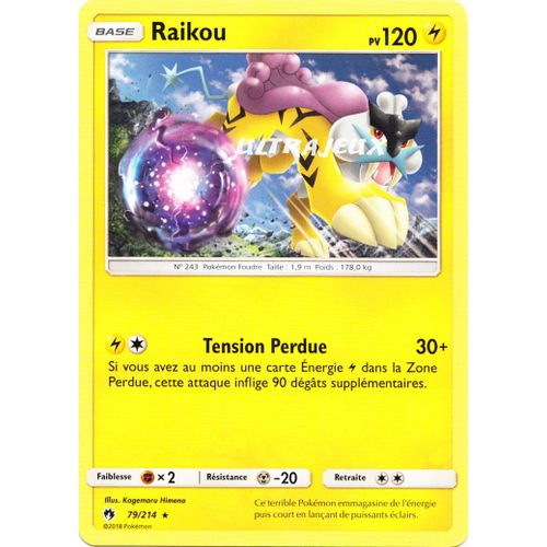 Pokémon - 79-R/214 - Raikou - Reverse