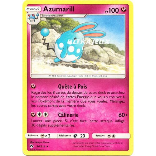 Pokémon - 136-R/214 - Azumarill - Reverse