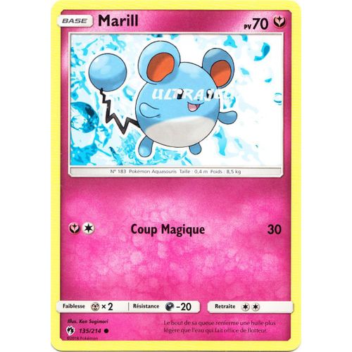 Pokémon - 135-R/214 - Marill - Reverse