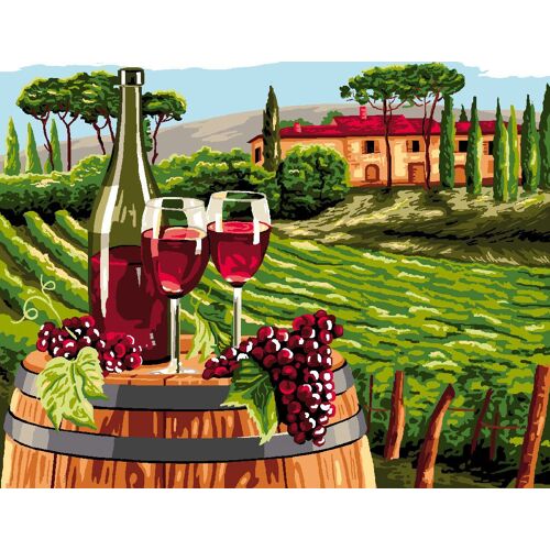 Canevas Antique 50x65 Cm Le Vignoble