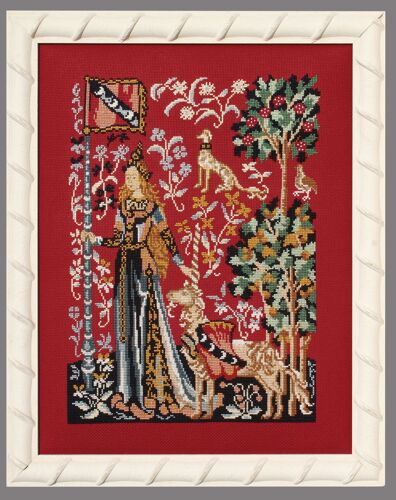 Kit Point De Croix Dame À La Licorne Le Toucher - Pr7145