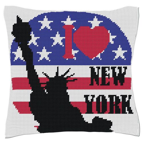 Kit Coussin Demi-Point I Love New York