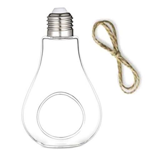 Ampoule en forme de verre suspendu Planteur Round Air Plant Terrarium Décorations