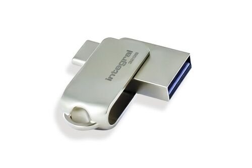 Integral 360-C Dual - Clé USB - 32 Go - USB 3.2 Gen 1 / USB-C