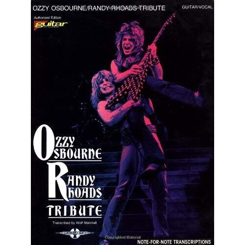 Ozzy Osbourne - Randy Rhoads Tribute Guitar Tablature Songbook With Complete Transcriptions Play It Like It Is Series For Electric Guitar Includes Crazy Train, Iron Man