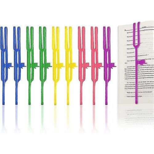 10pcs Innovant Silicone Finger Pointing Bookmarks Marqueurs De Livre Pour Fournitures De Bureau Fournitures Scolaires Papeterie Cadeau (Couleurs Assorties)