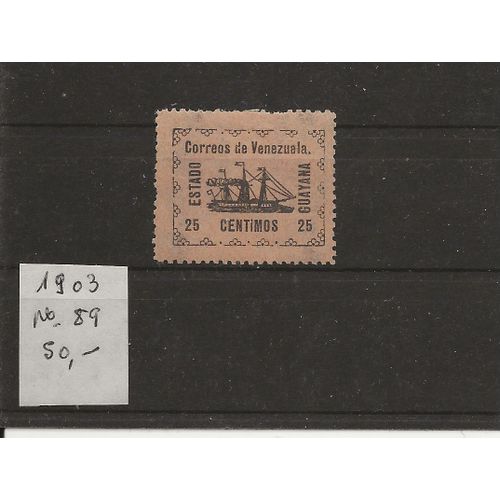 Venezuela - 1903 - Vapeur Banrigh