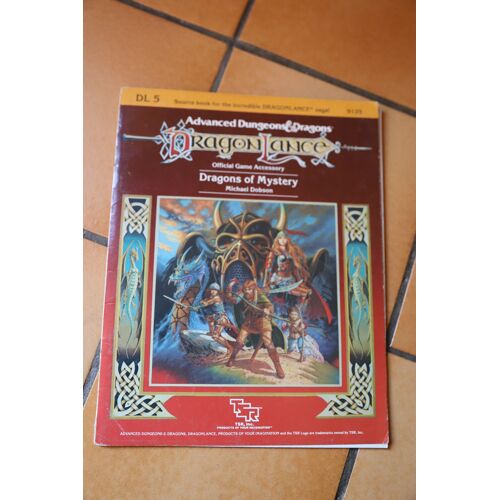 Dragons Of Mystery - Dragonlance - Dl5 - 1984 - Advanced Dungeons & Dragons - Ad&d Add