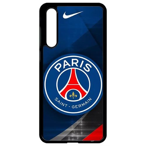 Coque huawei p20 pro - psg paris saint germain metalise - noir