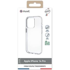 Coque Souple Muvit For France Iphone 14 Pro Transparent
