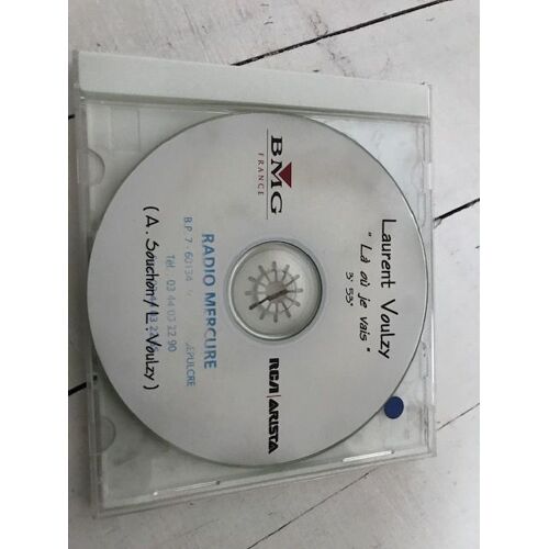 Laurent Voulzy "Là Où Je Vais" Cd Monotitre Acetate Rare