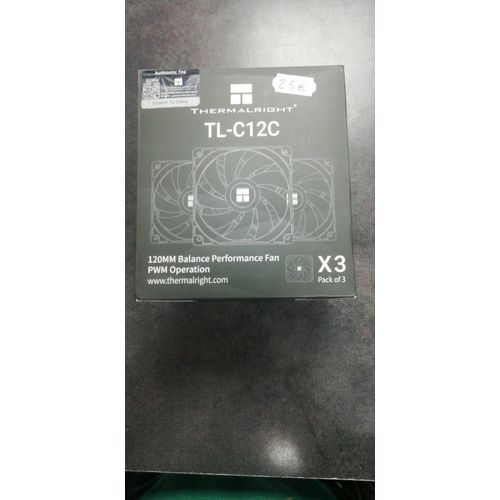 PACK 3 VENTILATEURS POUR BOITIER THERMALRIGHT TL-C12C 120MM