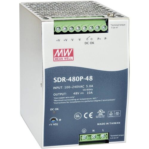 Alimentation rail DIN Mean Well SDR-480P-48 10 A 480 W 1 x