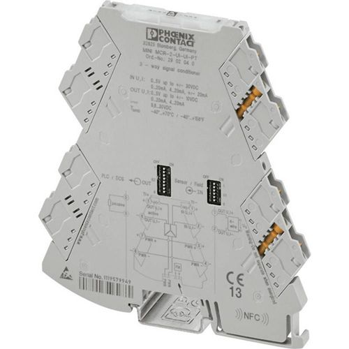 Amplificateur-séparateur 3 voies Conditionnement: 1 pc(s) Phoenix Contact MINI MCR-2-UI-UI-PT 2902040