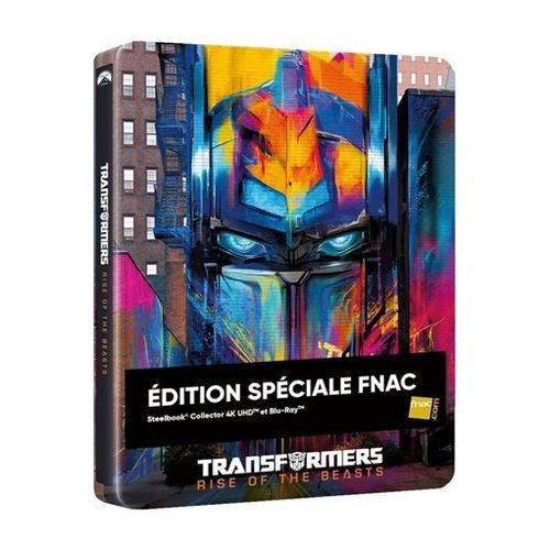 Transformers : Rise Of The Beasts - Exclusivité Fnac Boîtier Steelbook - 4k Ultra Hd + Blu-Ray