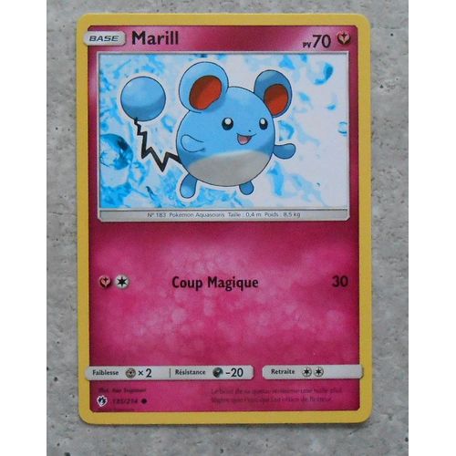 Marill 135/214 - Sl8 - Tonnerre Perdu - Vf