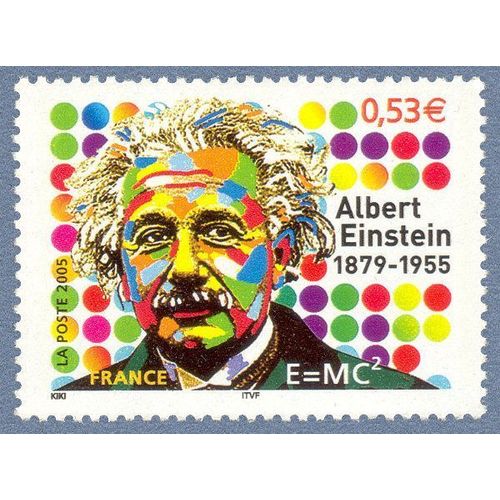 France 2005, Très Beau Timbre Neuf** Luxe, Yvert 3779, Cinquantenaire De La Mort D' Albert Einstein.