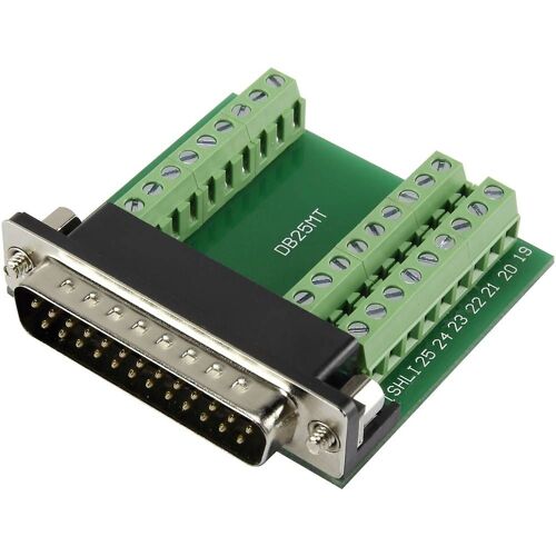 D-SUB mâle 90 ° Nombre de pôles : 25 vis Tru Components DSUB25M-27TB-3 1 pièce