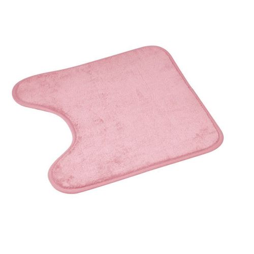 Paris Prix - Tapis Contour Wc "Vitamine Ii" 45x45cm Rose