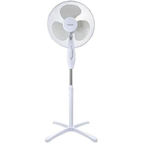 Ventilateur sur Pied - HAEGER - SF-16W.011A - 45 W - 3 Vitesses - Oscillation 90° - Diamètre 40 cm
