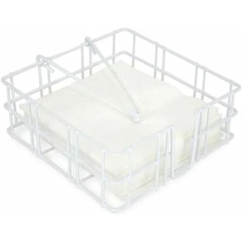 Porte-serviettes - Confortime - Blanc - 18 x 18 x 6,5 cm - 12 unités - Multicolore