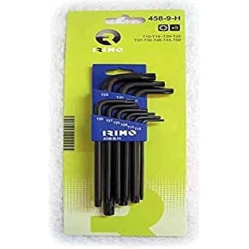 Jeu de clés - Bahco - 458-9-H - Acier - Longues - Torx