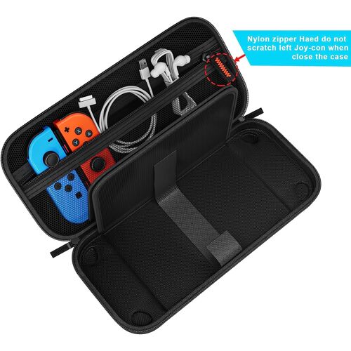 Daydayup Étui Pour Nintendo Switch Et Switch Oled Pochette Housse Coque Avec 20 Emplacement Pour Carte En Matériau Durable Anti Protection Pour Nintendo Switch Console & Accessoire