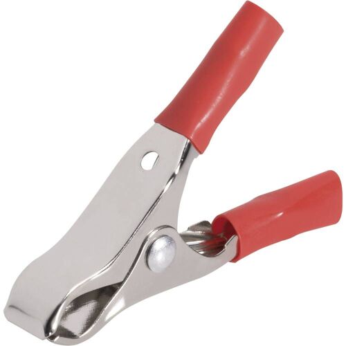 Pince crocodile 50 A rouge BKL Electronic Ouverture des mâchoires (max.): 26.8 mm Longueur: 100 mm 1 pc(s)