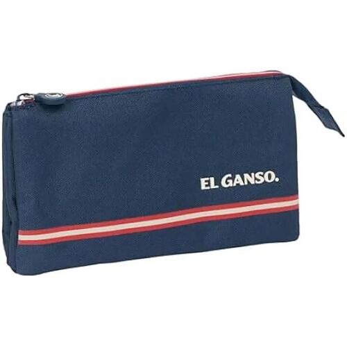 Trousse Triple - Safta - El Ganso Classic - Confortable - Polyvalente - Bleu Marine