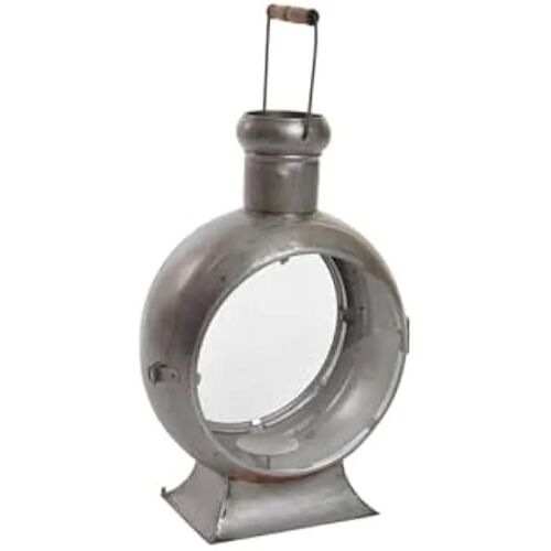 Lanterne - DKD Home Decor - Standard - Argenté - Verre et Métal - 37x55x22 cm
